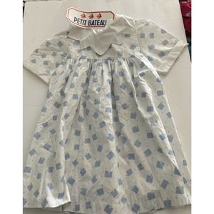 Petit Bateau Girl Dress with short sleeves 4